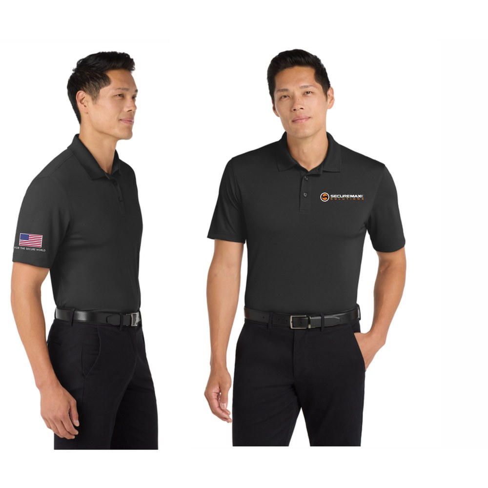 Port Authority Dry Zone UV Micro-Mesh Polo — Deep Black (K110) · Short sleeve